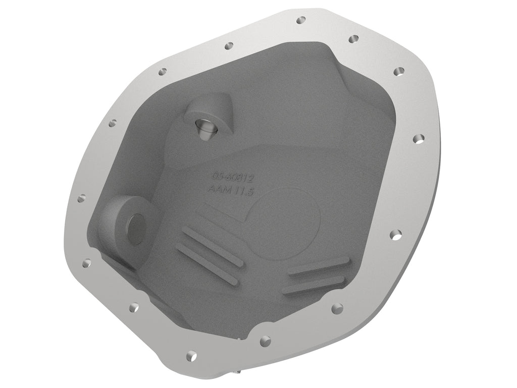 aFe Street Series Rear Differential Cover Raw w/ Machined Fins 01-18 GM Diesel Trucks V8-6.6L (td) aFe AFE46-71060A