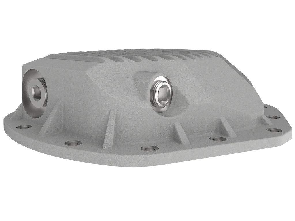aFe Street Series Rear Differential Cover Raw w/ Machined Fins 01-18 GM Diesel Trucks V8-6.6L (td) aFe AFE46-71060A