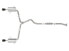 Load image into Gallery viewer, aFe Subaru Forester XT 14-18 H4-2.5L (t) Takeda 2-1/2in to 2-1/4in 304 SS Cat-Back- Black Tip aFe AFE49-36804-B