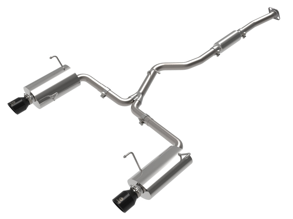aFe Subaru Forester XT 14-18 H4-2.5L (t) Takeda 2-1/2in to 2-1/4in 304 SS Cat-Back- Black Tip aFe AFE49-36804-B