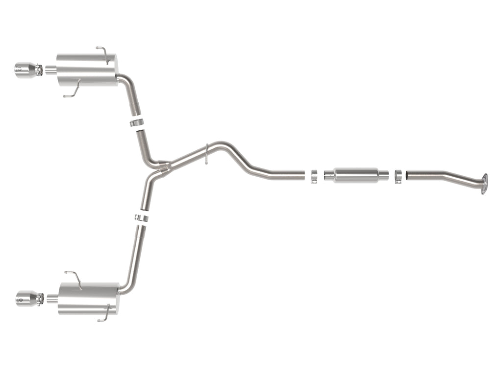 aFe Subaru Forester XT 14-18 H4-2.5L Takeda 2-1/2in to 2-1/4in 304 SS Cat-Back- Polished Tip aFe AFE49-36804-P