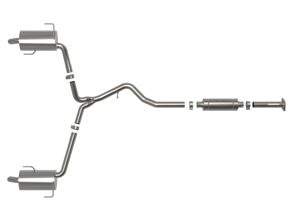 aFe Subaru Outback 20-23 H4-2.4L Takeda 2-1/2 IN to 2-1/4 IN 304 Stainless Steel Cat-Back Exhaust aFe AFE49-36805