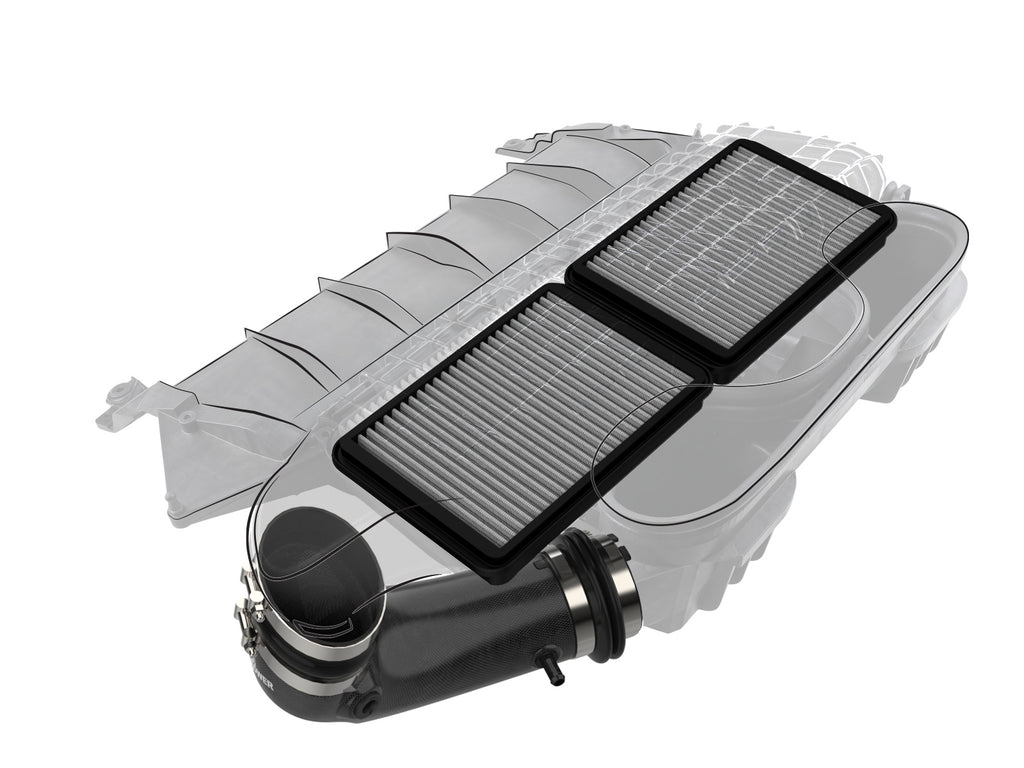 aFe Super Stock Carbon Fiber Pro Dry S Induction System 2021 RAM 1500 TRX V8-6.2L SC aFe AFE55-10014DC