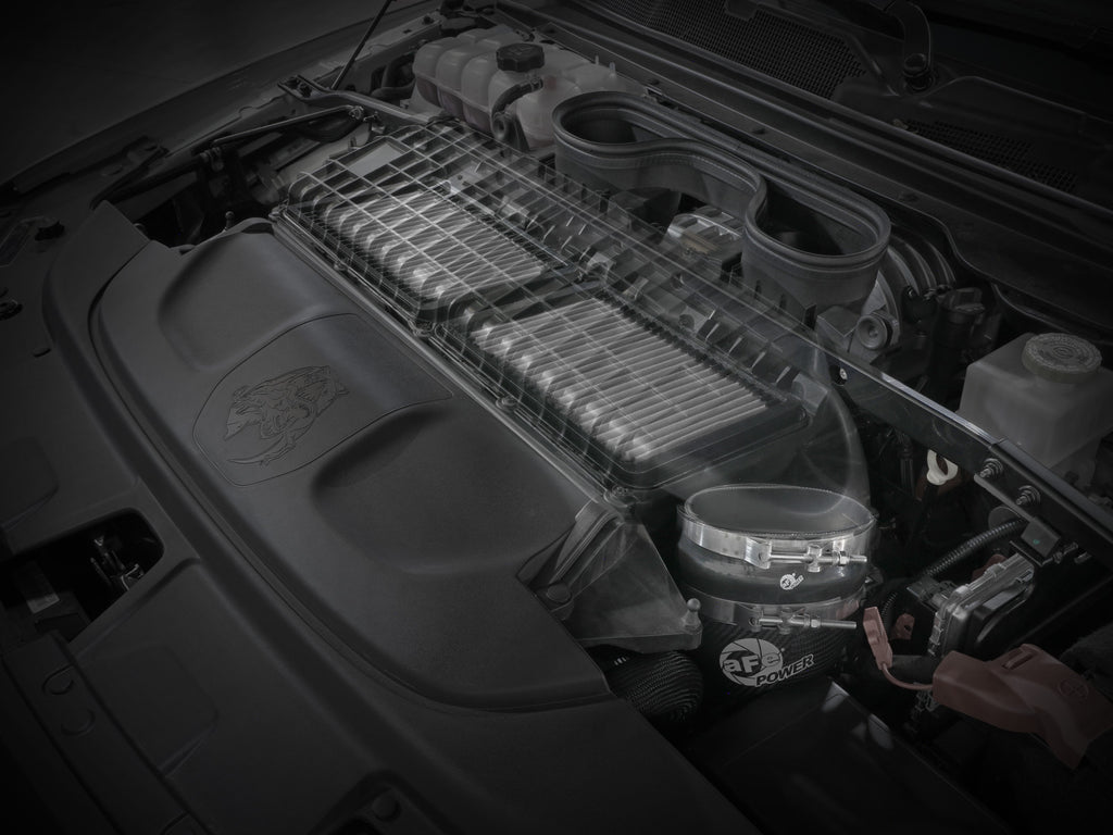 aFe Super Stock Carbon Fiber Pro Dry S Induction System 2021 RAM 1500 TRX V8-6.2L SC aFe AFE55-10014DC