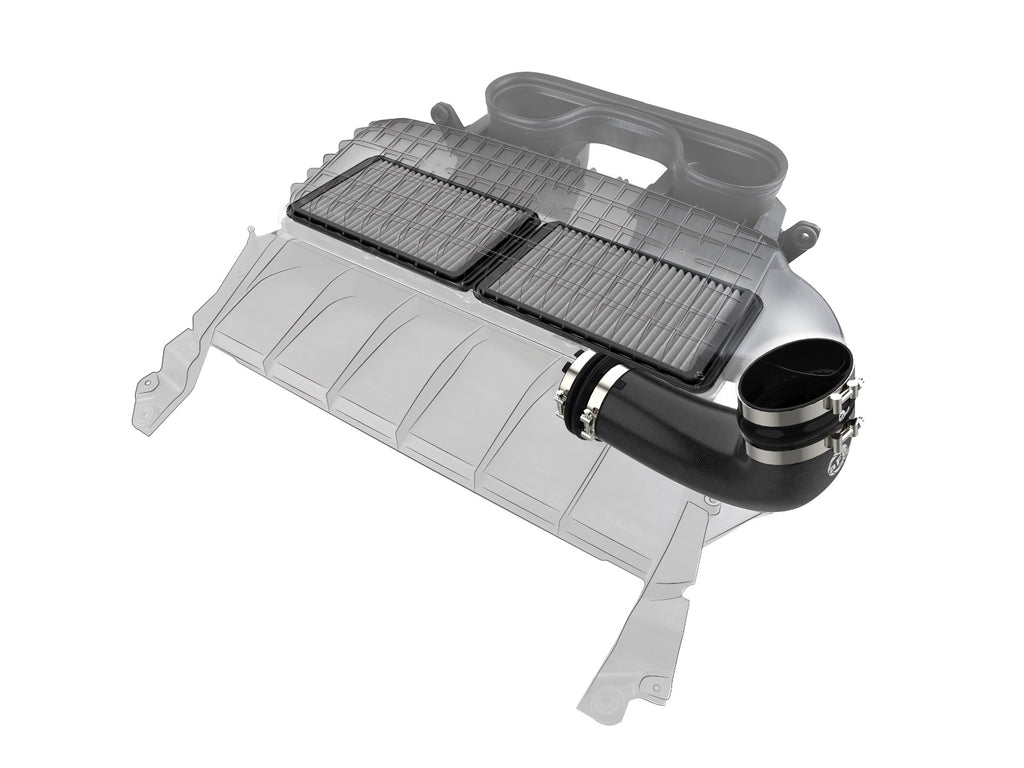 aFe Super Stock Carbon Fiber Pro Dry S Induction System 2021 RAM 1500 TRX V8-6.2L SC aFe AFE55-10014DC