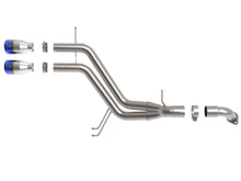 Load image into Gallery viewer, aFe Takeda 13-17 Hyundai Veloster L4-1.6L 2-1/2in 304 SS Axle-Back Exhaust w/ Blue Flame Tips aFe AFE49-37019-L