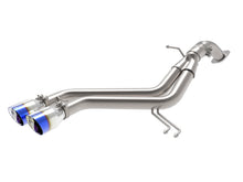 Load image into Gallery viewer, aFe Takeda 13-17 Hyundai Veloster L4-1.6L 2-1/2in 304 SS Axle-Back Exhaust w/ Blue Flame Tips aFe AFE49-37019-L