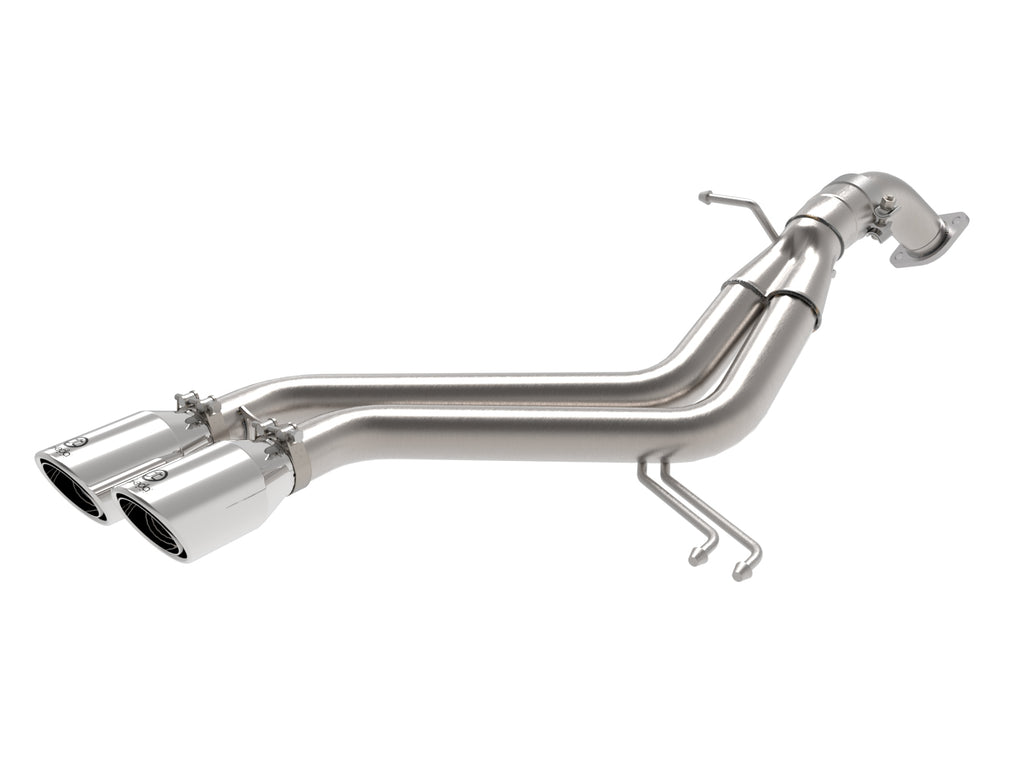 aFe Takeda 13-17 Hyundai Veloster L4-1.6L 2-1/2in 304 SS Axle-Back Exhaust w/ Polished Tips aFe AFE49-37019-P