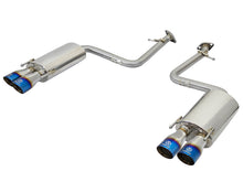Load image into Gallery viewer, aFe Takeda 16-17 Lexus RC 200T 2.0L (t) 2in. SS Axle-Back Exhaust System w/Polished Blue Tips aFe AFE49-36037-L
