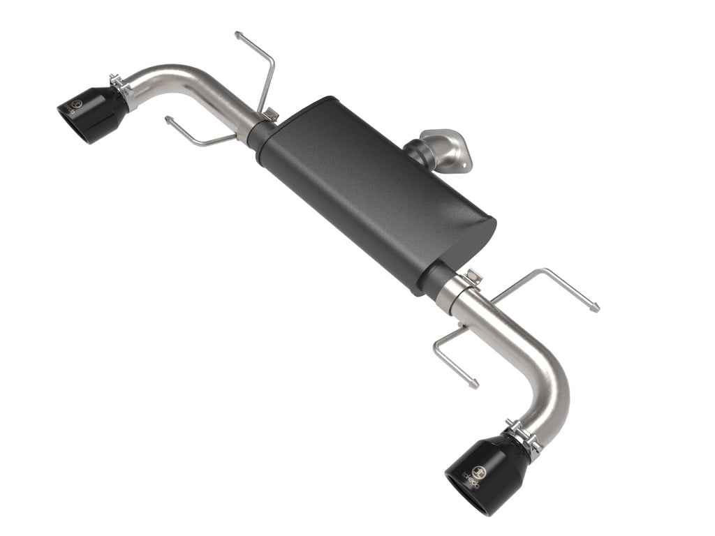 aFe Takeda 17-21 Mazda CX-5 2.5L (t) 2.5in. SS Axle-Back Exhaust System w/Black Tips aFe AFE49-37021-B