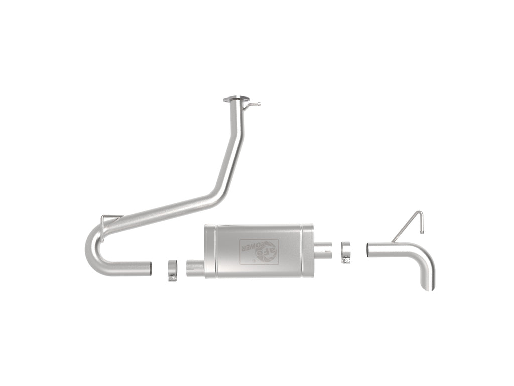 aFe Takeda 2-1/2in 304 SS Axle-Back Exhaust 18-21 Hyundai Kona L4 1.6L (t) aFe AFE49-37017