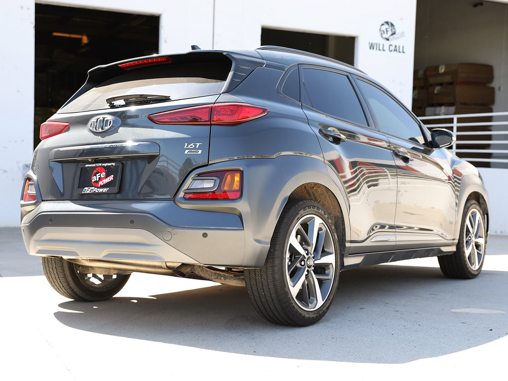 aFe Takeda 2-1/2in 304 SS Axle-Back Exhaust (No Muffler) 18-21 Hyundai Kona L4 1.6L (t) aFe AFE49-37017NM