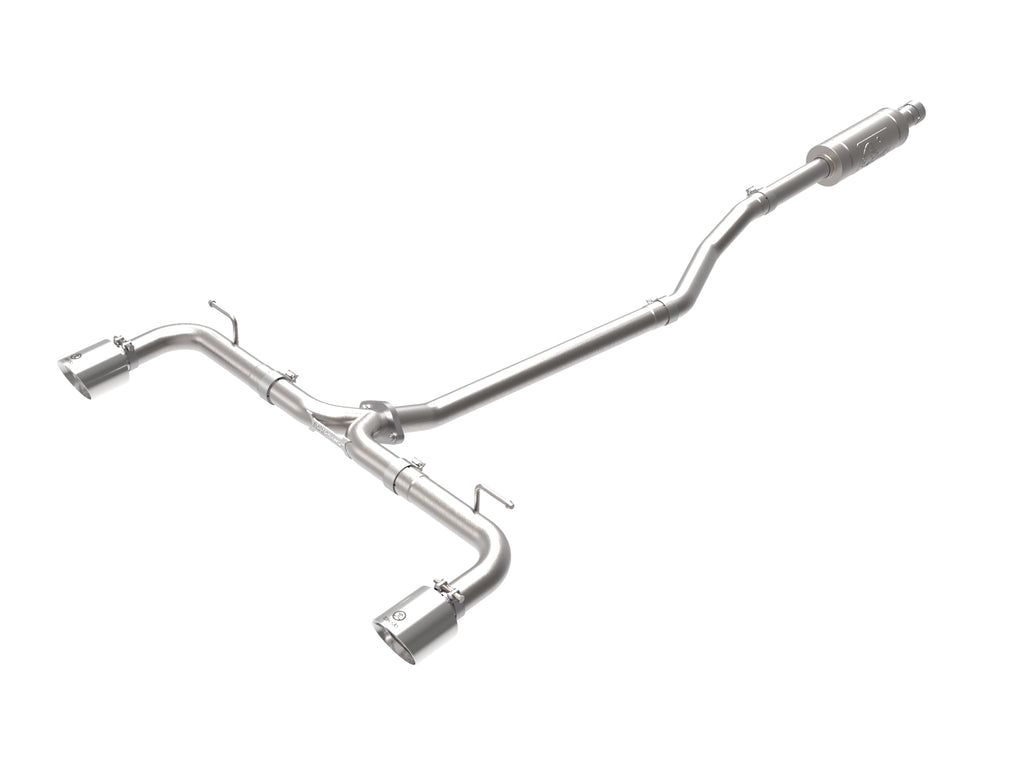 aFe Takeda 2-1/2in 304 SS Cat-Back Exhaust w/ Polished Tips 14-18 Mazda 3 L4 2.0L/2.5L aFe AFE49-37015-P