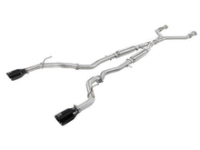 Load image into Gallery viewer, aFe Takeda 2.5in 304 SS Cat-Back Exhaust System w/ Black Tips 16-18 Infiniti Q50 V6-3.0L (tt) aFe AFE49-36132NM-B