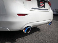 Load image into Gallery viewer, aFe Takeda 2.5in 304 SS Cat-Back Exhaust System w/ Blue Flame Tips 16-18 Infiniti Q50 V6-3.0L (tt) aFe AFE49-36132NM-L