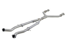 Load image into Gallery viewer, aFe Takeda 2.5in to 3in 304 SS Y-Pipe Exhaust System 16-18 Infiniti Q50/Q60 V6-3.0L (tt) aFe AFE49-36131