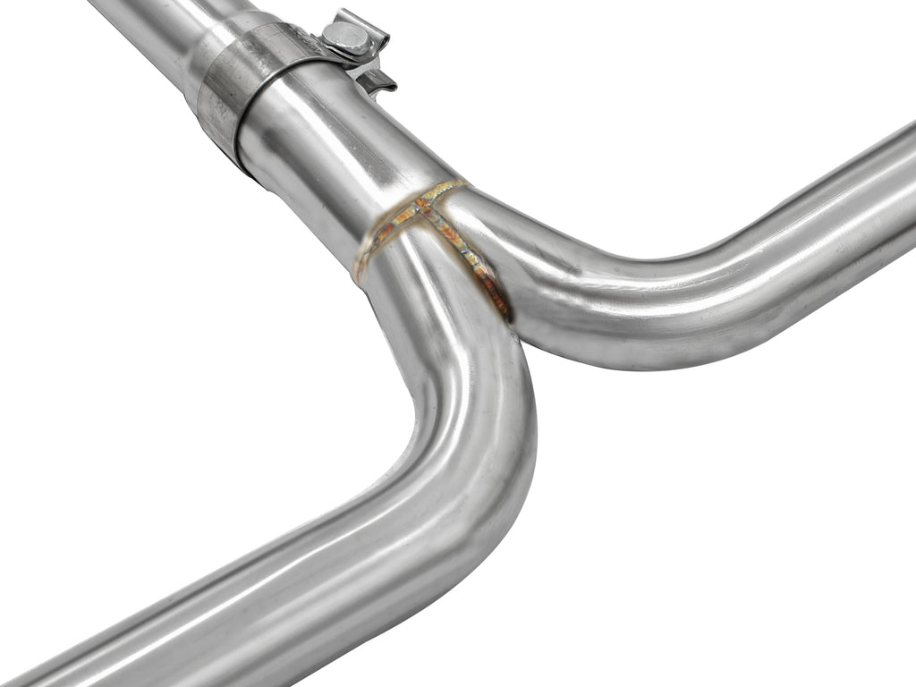 aFe Takeda Exhaust 2.25in to 2in Dia 304SS Cat-Back w/Polished Tips 08-12 Honda Accord Coupe V6 3.5L aFe AFE49-36612