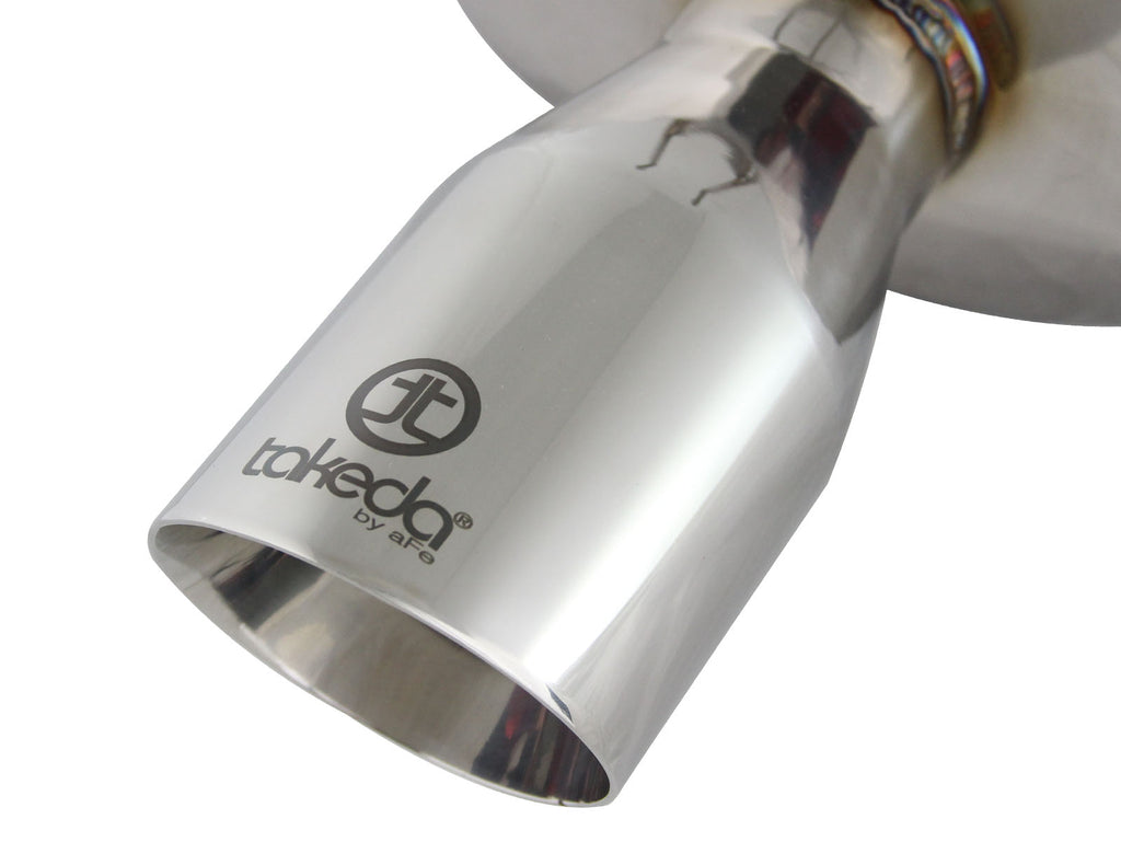 aFe Takeda Exhaust 304SS Axle-Back w/ Polished Tip 12-15 Honda Civic L4 1.8L aFe AFE49-36603