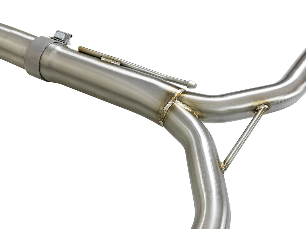 aFe Takeda Exhaust 304SS Dual Cat-Back w/ Black Tips 13-17 Honda Accord LX/EX/EX-L Sedan L4 2.4L aFe AFE49-36605-B