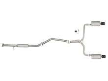 Load image into Gallery viewer, aFe Takeda Exhaust 304SS Dual Cat-Back w/ Black Tips 13-17 Honda Accord LX/EX/EX-L Sedan L4 2.4L aFe AFE49-36605-B