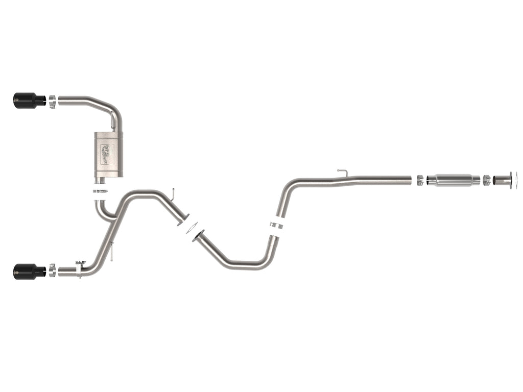aFe Takeda Hyundai Elantra N 22-23 L4-2.0L (t) 3in 304 SS Cat-Back Exhaust w/ Black Tips aFe AFE49-37028-B