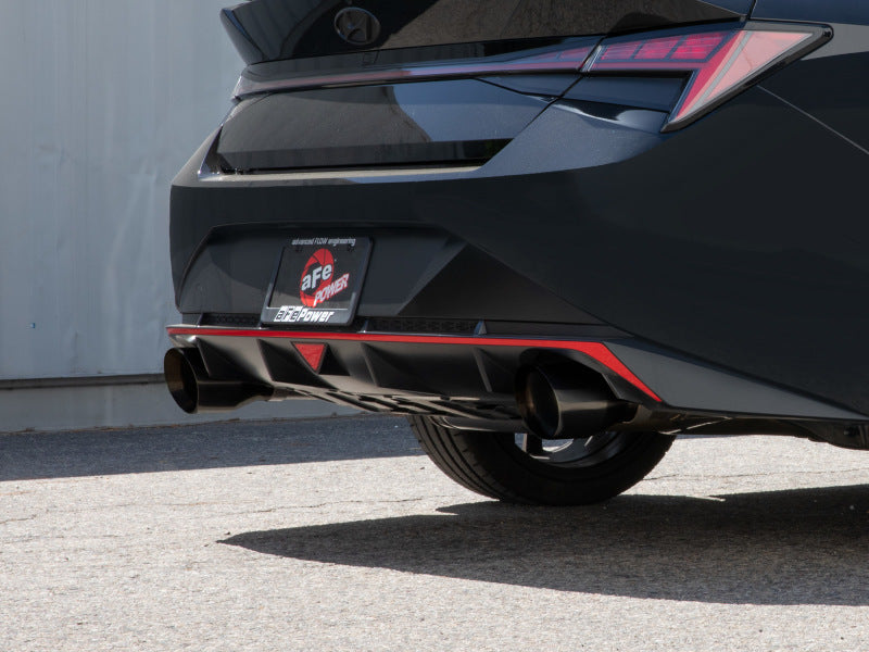 aFe aFe Takeda Hyundai Elantra N 22-23 L4-2.0L (t) 3in SS Axle-Back Exhaust System w/ Black Tips