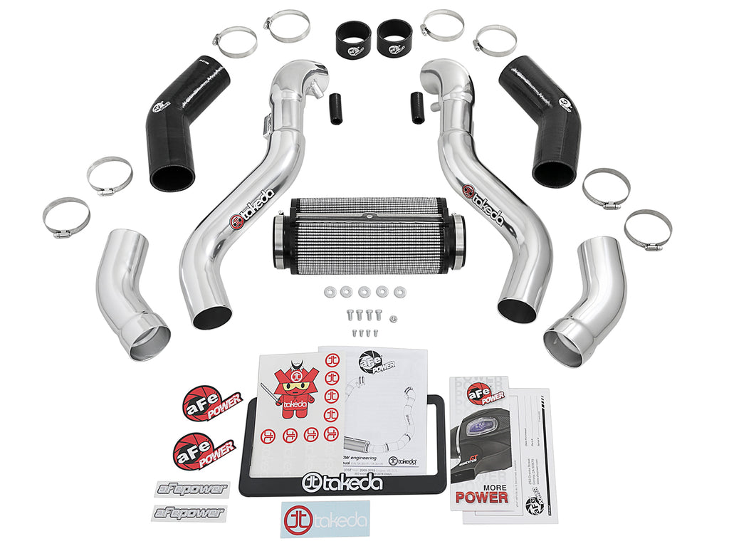 aFe Takeda Intake Stage-2 Polished Pro DRY S 09-17 Nissan 370Z V6 3.7L aFe AFETA-3017P