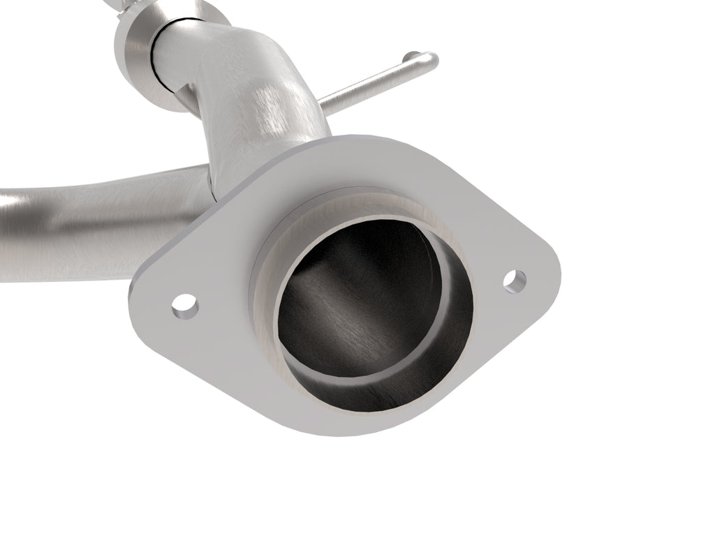aFe Toyota Tacoma 05-15 V6-4.0L Twisted Steel Y-Pipe w/ Cat aFe AFE48-46006-RC
