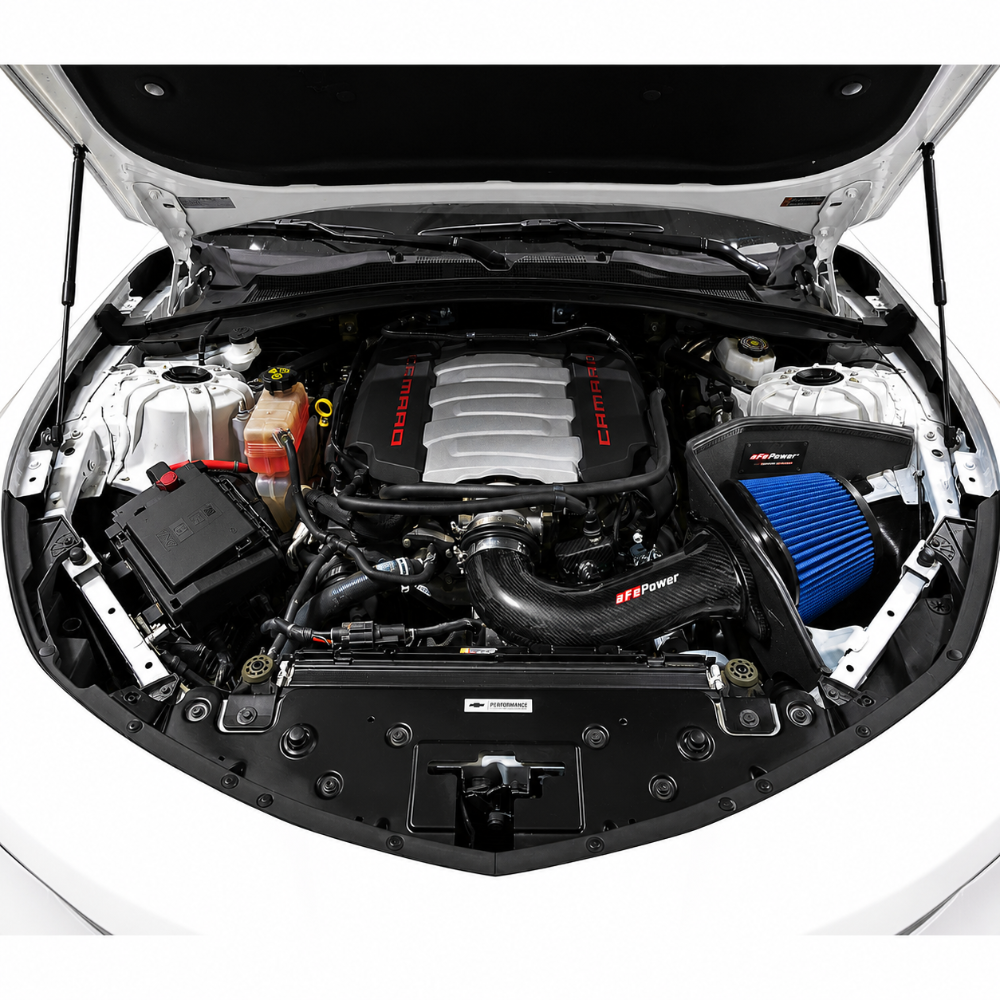 aFe Track Series carbon fiber intake system for Chevrolet Camaro SS