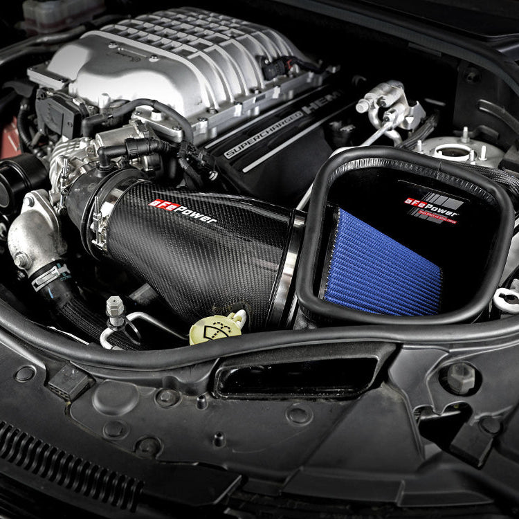 aFe Track Series Carbon Fiber Pro 5R 2018+ Jeep Grand Cherokee Trackhawk (WK2) V8-6.2L(SC) aFe AFE57-10002R