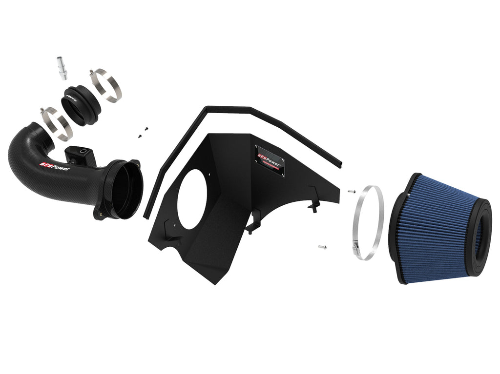 aFe Track Series Carbon Fiber Pro 5R AIS - 16-19 Chevrolet Camaro SS V8-6.2L aFe AFE57-10005R