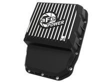 Load image into Gallery viewer, aFe Transmission Pan (Black w/ Machined Fins) 13-19 Dodge Diesel Trucks L6-6.7L (td) aFe AFE46-71160B