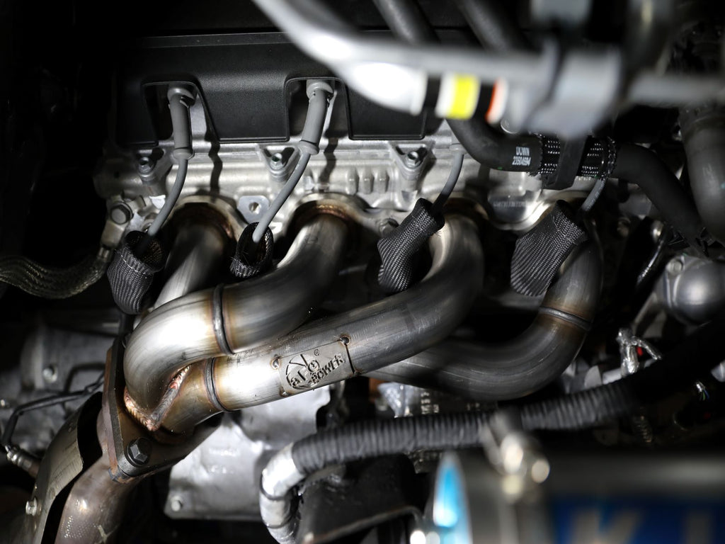 aFe Twisted 1-3/4in 304SS Shorty Header 20-23 GM 2500/3500HD 6.6L V8 aFe AFE48-34145