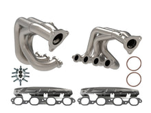 Load image into Gallery viewer, aFe Twisted 304SS Header 2020 Chevy Corvette (C8) 6.2L V8 - Titanium Ceramic Coated aFe AFE48-34148-T