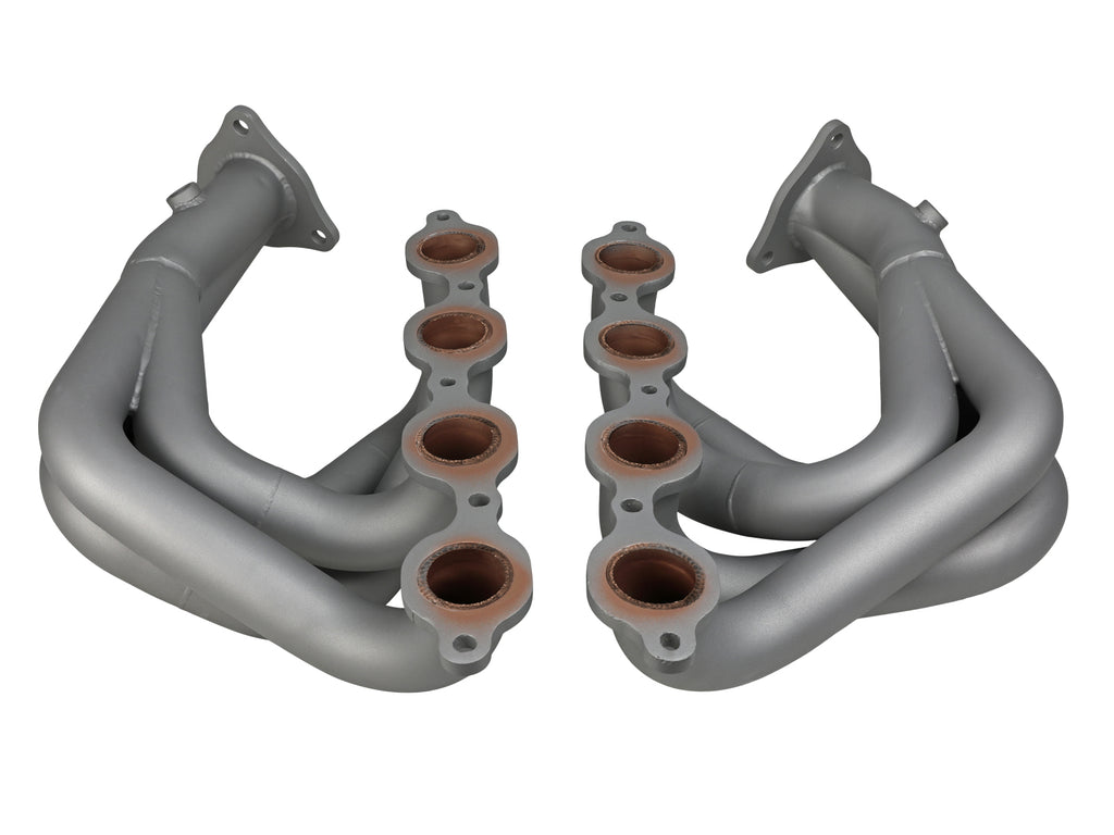 aFe Twisted 304SS Header 2020 Chevy Corvette (C8) 6.2L V8 - Titanium Ceramic Coated aFe AFE48-34148-T