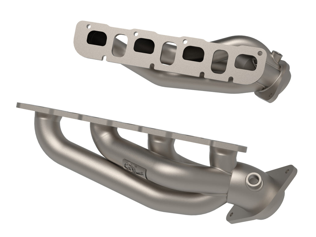 aFe Twisted Steel 2021+ Jeep Wrangler 392 JL 6.4L V8 Headers - Titanium Cerakote aFe AFE48-38031-T