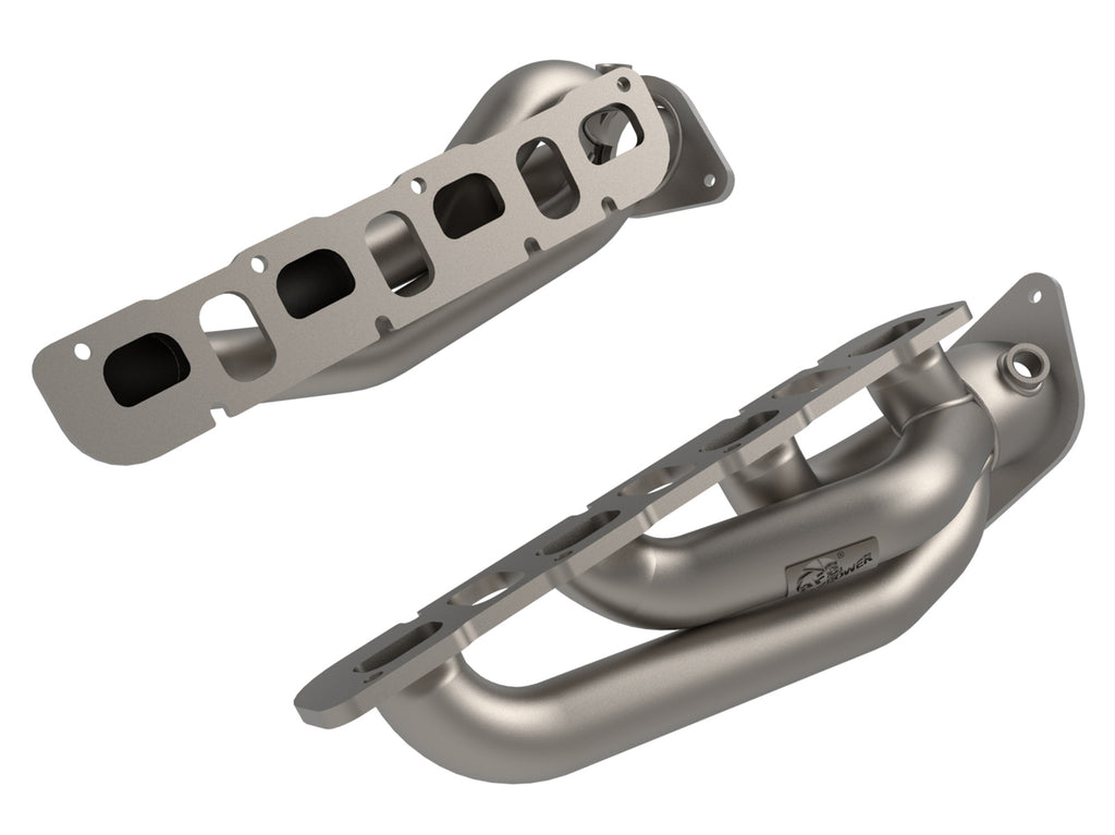aFe Twisted Steel 2021+ Jeep Wrangler 392 JL 6.4L V8 Headers - Titanium Cerakote aFe AFE48-38031-T