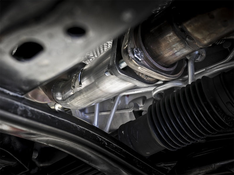 aFe Twisted Steel 2in Stainless Steel Loop Delete Down-Pipe 2018+ Jeep Wrangler (JL) V6 3.6L aFe AFE48-48024