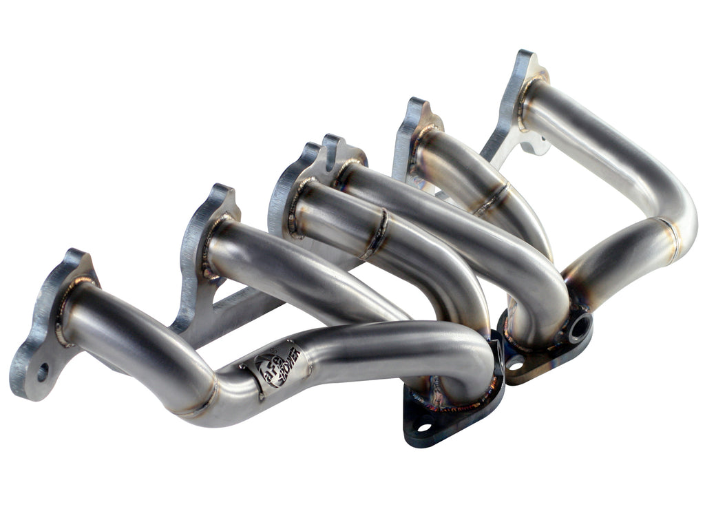 aFe Twisted Steel Header SS-409 HDR Jeep Wrangler TJ 00-06 I6-4.0L aFe AFE48-46202