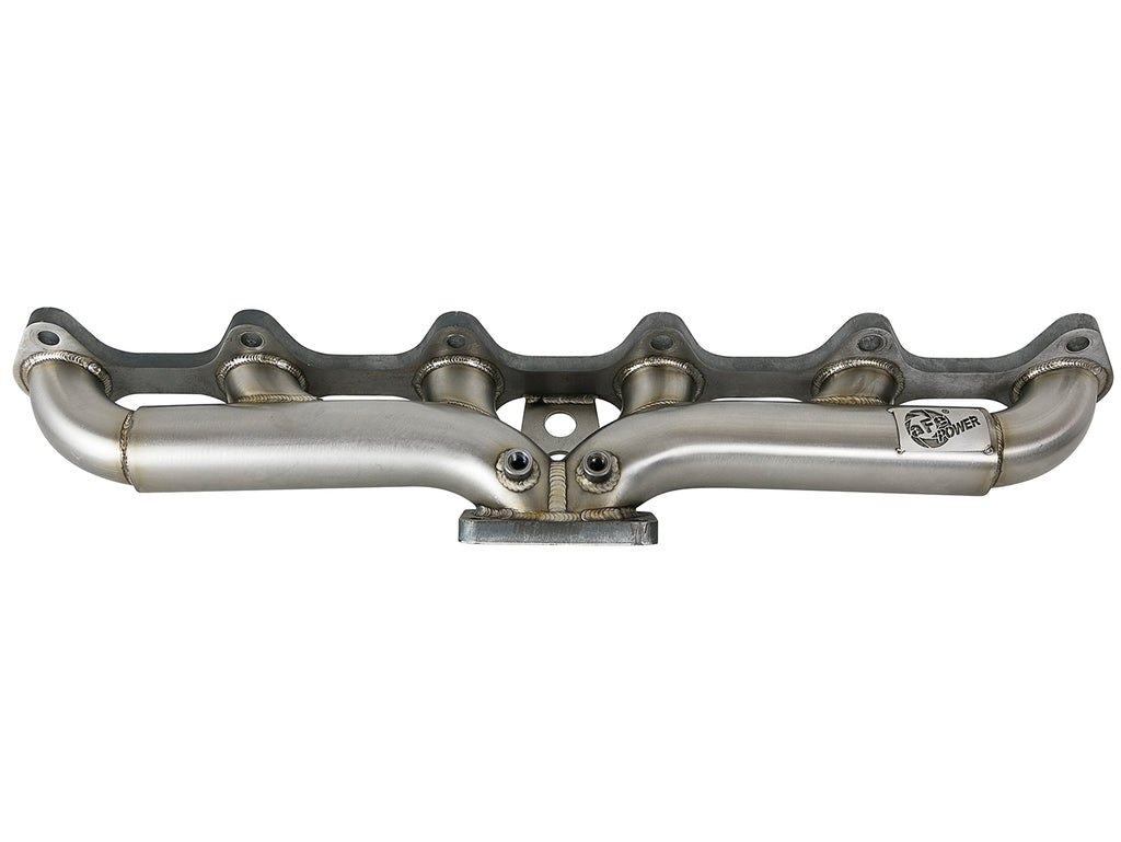aFe Twisted Steel Header Turbo Manifold (T3) 98.5-02 Dodge Diesel Trucks L6 5.9L (td) aFe AFE48-32020