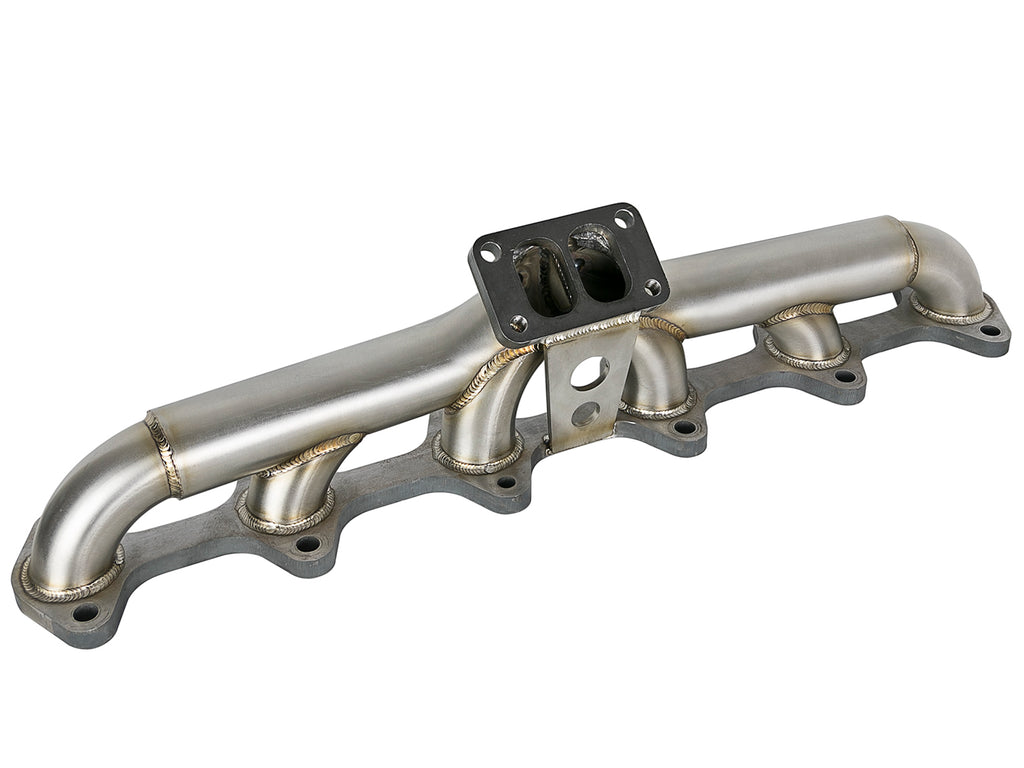 aFe Twisted Steel Header Turbo Manifold (T3) 98.5-02 Dodge Diesel Trucks L6 5.9L (td) aFe AFE48-32020