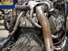 Load image into Gallery viewer, aFe Twisted Steel Header Up-Pipe 08-10 Ford Diesel Trucks V8-6.4L (td) aFe AFE48-33016