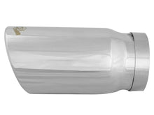 Load image into Gallery viewer, aFe aFe Universal Bolt On Exhaust Tip Polished 5in Inlet x 6in Outlet x 12in Long