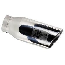 Load image into Gallery viewer, aFe aFe Universal Bolt On Exhaust Tip Polished 5in Inlet x 6in Outlet x 12in Long