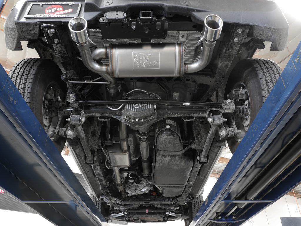 aFe Vulcan 3in 304 SS Cat-Back Exhaust 2021 Ford Bronco L4-2.3L (t)/V6-2.7L (tt) w/ Black Tips aFe AFE49-33138-B
