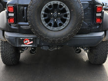 Load image into Gallery viewer, aFe Vulcan cat-back exhaust system installed on 2022-2026 Ford Bronco Raptor 3.0L twin turbo