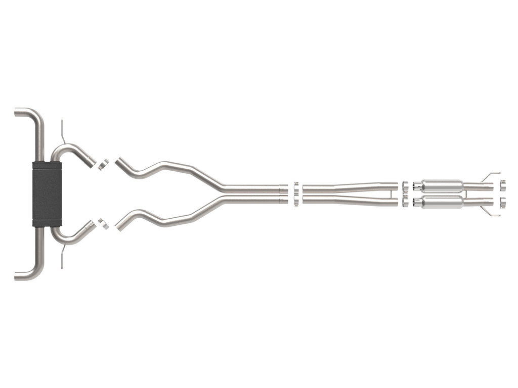 aFe Vulcan Series 2 1/2in 304 SS Cat-Back 19-20 Ford Edge ST V6 2.7L(tt) aFe AFE49-33133