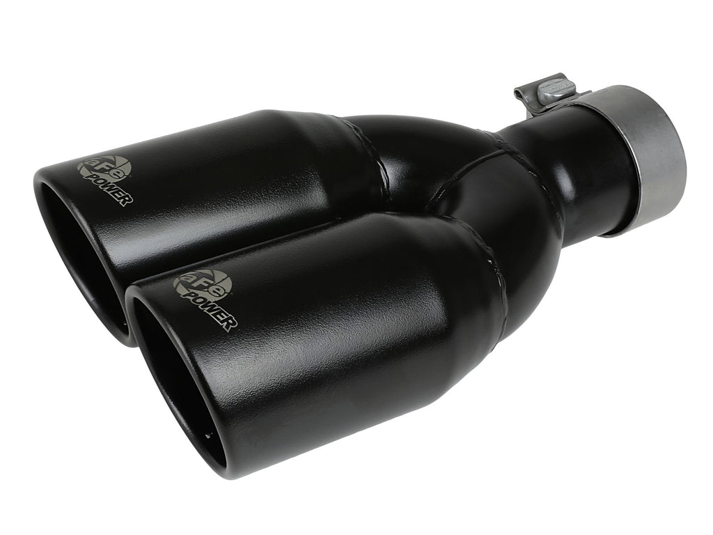 aFe Vulcan Series 3in-2-1/2in 304 SS Cat-Back 2020 Jeep Gladiator (JT) V6-3.6L w/ Black Tips aFe AFE49-38084-B