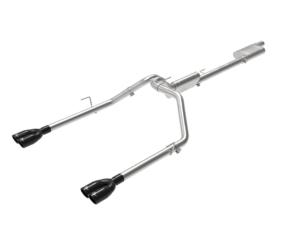 aFe Vulcan Series 3in-2-1/2in 304 SS Cat-Back 2020 Jeep Gladiator (JT) V6-3.6L w/ Black Tips aFe AFE49-38084-B
