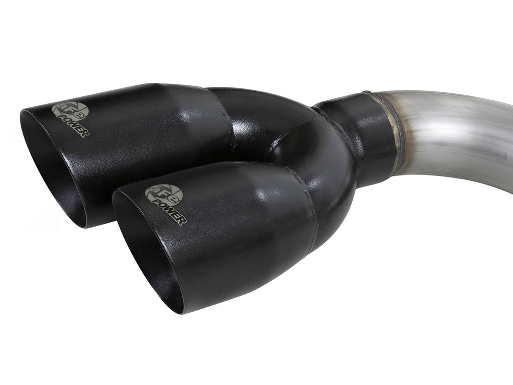 aFe Vulcan Series 3in 304SS Exhaust Cat-Back w/Blk Tip 2019 GM Silverado/Sierra 1500 L4-2.7L (t) aFe AFE49-34109-B